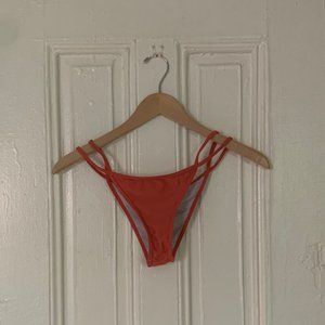 NWOT RVCA Coral Bikini Bottom